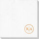 Petite Dotted Circle Duogram Deville Napkins Image 2 of 2